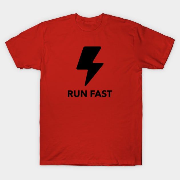 Run Fast Tee T-Shirt by fitcoclothing